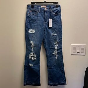 Cropped flare guess jeans